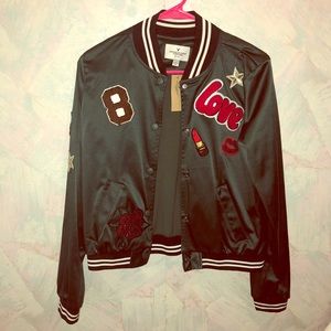 NEVER WORN AMERICAN EAGLE VASITY JACKET 😎